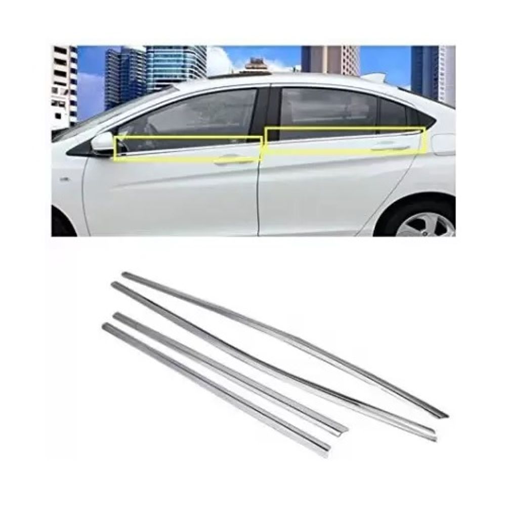 Buy Order Chrome Lower Window Chrome Garnish Trims (Set Of 4) Z111